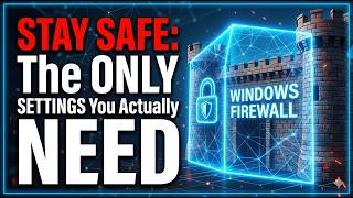 Windows Firewall: The ONLY Settings You Actually Need