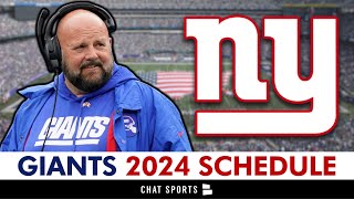 New York Giants 2024 NFL Schedule, Opponents & Instant Analysis