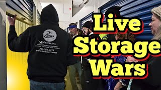 STORAGE WARS! EVERYONE Showed Up To This INDOOR Live Storage Unit Auction!