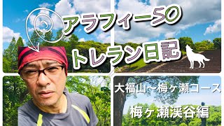 アラフィー50トレラン日記*大福山〜梅ヶ瀬コース〈梅ヶ瀬渓谷編〉