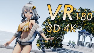 【VR Ray-MMD 水着】つみ式紲星あかり、LUVORATORRRRRY！【3D 4K 60fps】