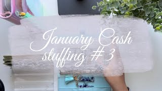 Jan. Cash Stuffing #3 | $580 | Single mom | Inconsistent income #budgeting #cashenvelopes