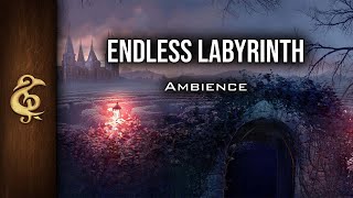 Endless Labyrinth | Lost, Drones, Mystery, Maze Ambience | 1 Hour #dnd