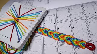 Tutorial Kumihimo Rainbow Band Bracelet