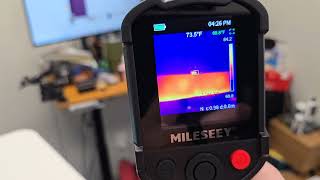 Watch how this thermal camera works \u0026 all the settings! MILESEEY TR10 Thermal Imaging Camera