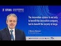 SFC Talk｜Marco Aleman: The innovation system is to benefit the society at large