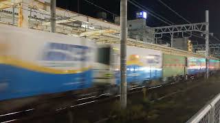 東海道線 辻堂駅18時45分通過 3分遅れ 1050レ 福岡タ→東京タ