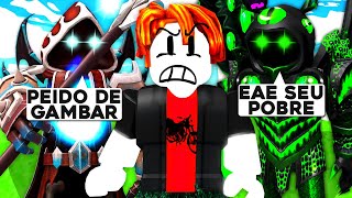 FUI HUMILHADO POR SER FRACO ME VINGUEI VIRANDO TOP GLOBAL DO ROBLOX (gastando muito robux infinito)