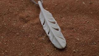 common feather _  pendant  (L)_005