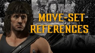 Mortal Kombat 11 - Rambo Move-set References