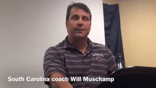 Will Muschamp jokes about Auburn