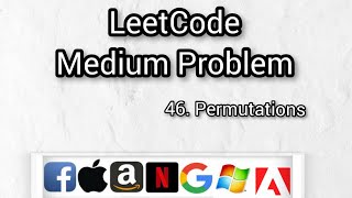 46. Permutations || LeetCode || Backtracking || Latest Amazon Interview Question
