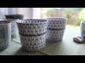 vlog blue and white porcelain　handmade hand painted tableware for everyday use in japan