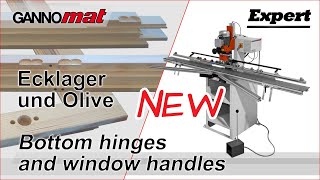 GANNOMAT Expert Drilling machine for bottom hinges and window handles