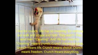 Creepypasta: Crunch - The transcribed thoughts of SCP-173.
