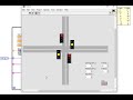 Simple state machine for traffic light. LabVIEW