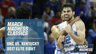 North Carolina vs. Kentucky: 2017 Elite Eight | FULL GAME
