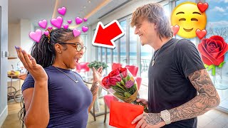 ASKING MY GIRLFRIEND TO BE MY VALENTINES..😍