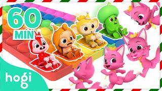 [BEST] Learn Colors with Train, Pop It and More｜Jingle Play｜Holiday Songs for Kids｜Hogi Christmas