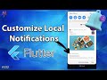 Flutter Tutorial - Customize Local Push Notifications 2/2 | Background, Custom Sound, No Sound