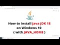 How to Download and Install Java JDK on Windows 10 [64 bit]