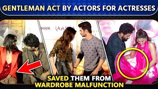 Stars Who Saved Actresses From Wardrobe Malfunction | Sushant, Kartik, Ranbir, V
