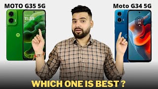 Moto G35 5G vs Moto G34 5G - Full Comparison | Which one is Best ?