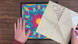 Radial Mandala Design Part 1: How to create a radial mandala design