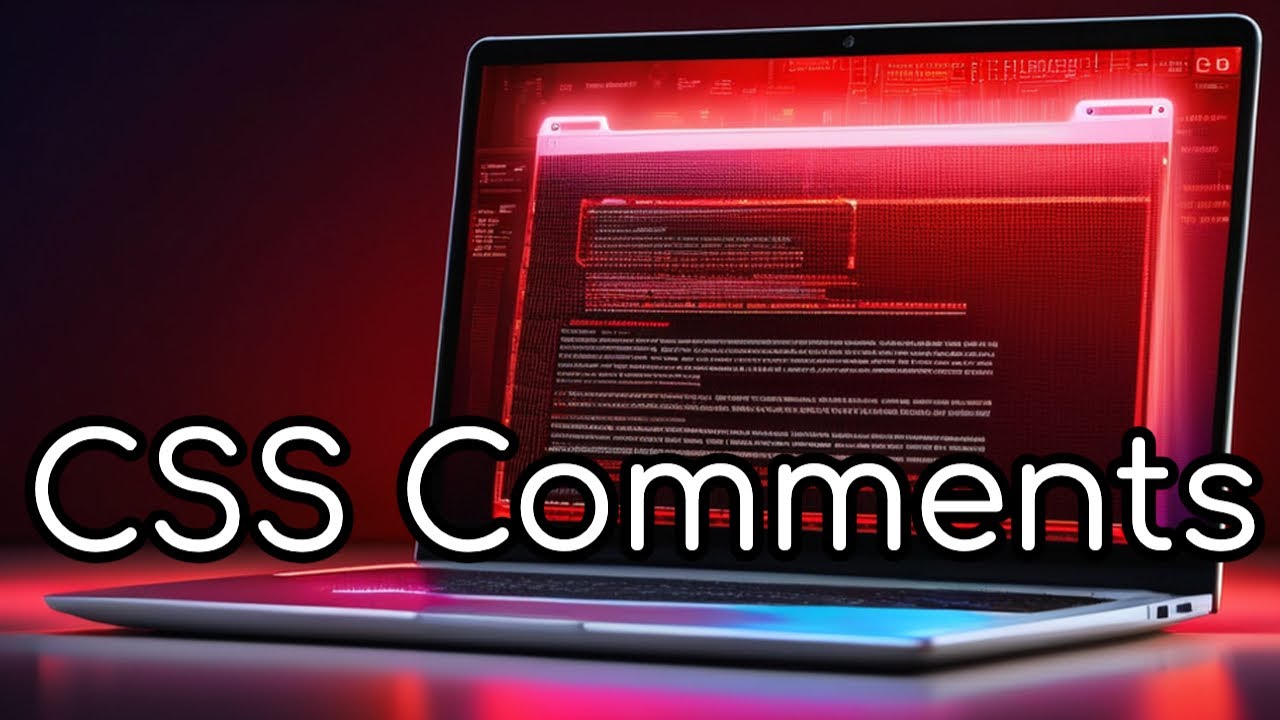 Css Comments Html Css Youtube