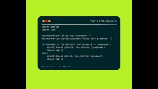 Python getpass - Verify user credentials