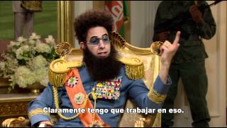 EL DICTADOR - Entrevista de Larry King al Almirante General Aladeen