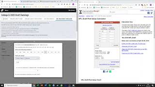 Getting high grades on the PFF mock draft simulator 2020