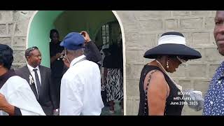 Funeral service of Nurse Fraser. May her Soul R.I.P
