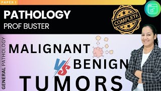 7.03 Distinguishing Benign and Malignant Tumors | Dr. Priyanka Sachdev | Pathology Prof Buster