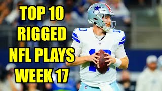 Top 10 Most Scripted NFL Plays | Week 17