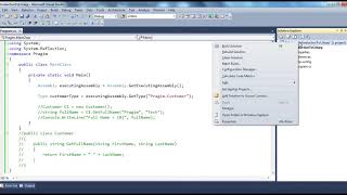 Part 55 C@ Tutorial Late binding using reflection HD