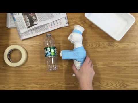 Plaster Bottle Puppet Part 1 Armature Youtube