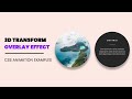 CSS 3D Transform Image Hover Overlay Effect | CSS Animation Examples