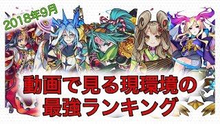 【モンスト】動画で見る現環境の最強ランキング〜2018年9月〜