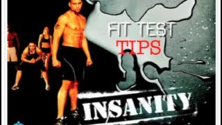 Insanity Fit Test Tips