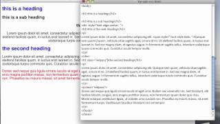 HTML5 Tutorial | CSS Class and ID Selectors