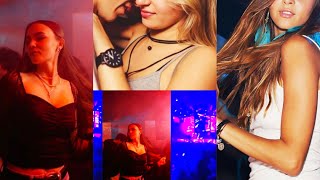 Dj night with amazing lights in Australian club dance party