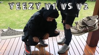 YEEZY BOOST 350 V1 AND V2 COMPARISON!!!