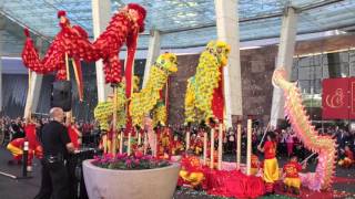 Lion/Dragon Dance at Aria Resort 2016