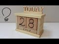 How to Make a Wooden Calendar