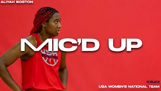 Aliyah Boston // MIC'D UP