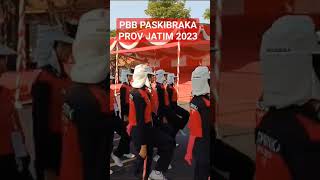 LATIHAN PASKIBRAKA PROVINSI JAWA TIMUR 2023 PBB JALAN DITEMPAT #videoshort #paskibrakanasional