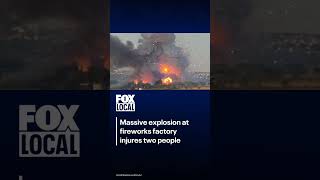 Watch: Dramatic video shows massive explosion at fireworks factory