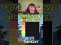 New OG Battlepass Tier List #fortnite