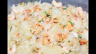 Thai Pomelo (Shaddock) Salad w/ PRAWNS